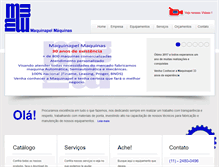 Tablet Screenshot of maquinapel.com.br